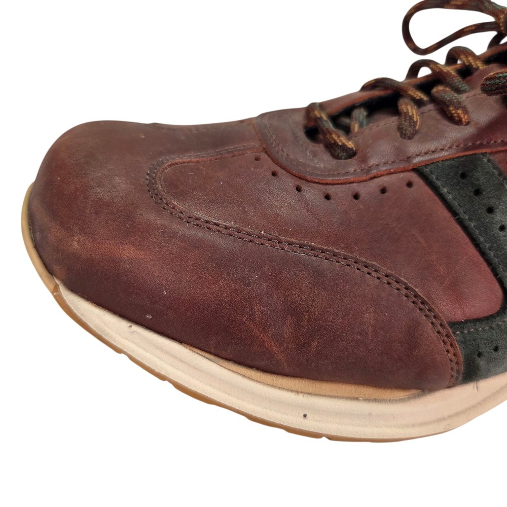 SAS CAMINO BRIAR SIZE‎ 11.5 W Men's Tennis Shoes Leather Lace Up Brown Sneakers - Picture 13 of 16